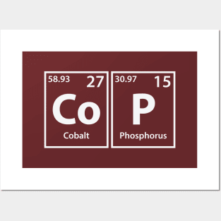 Cop (Co-P) Periodic Elements Spelling Posters and Art